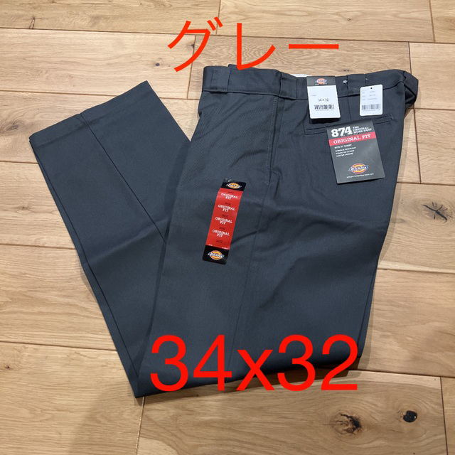 新品未使用　Dickies ダブルニー　ブラック　size:32×32 ワーク