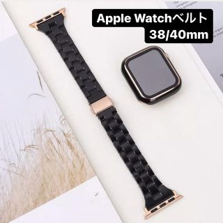 アップルウォッチ(Apple Watch)のApple Watchベルト 38/40mm ブラック (腕時計)