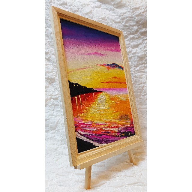 爆買い人気】 油絵 絵画 宵の海の通販 by HR|ラクマ thinfilmtech.net