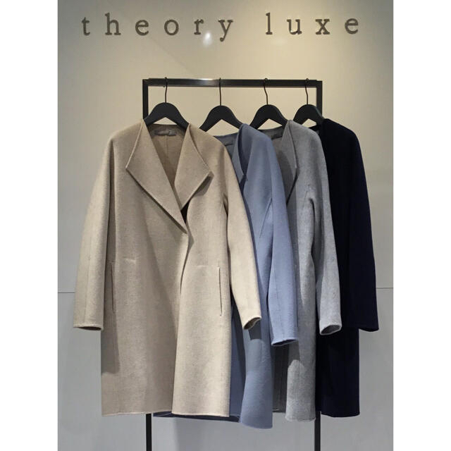 Theory 19aw ノーカラーコート ブラック