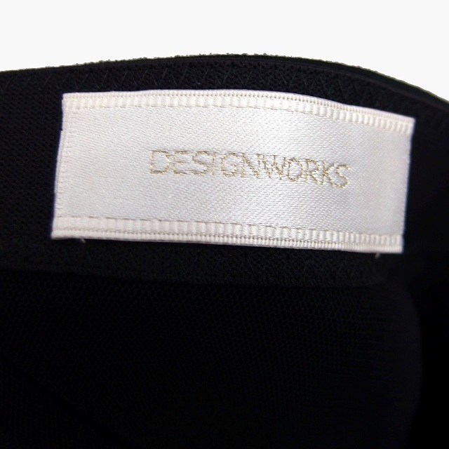 DESIGNWORKS(デザインワークス)のデザインワークス DESIGNWORKS タイト スカート 膝丈 コットン 綿 レディースのスカート(ひざ丈スカート)の商品写真