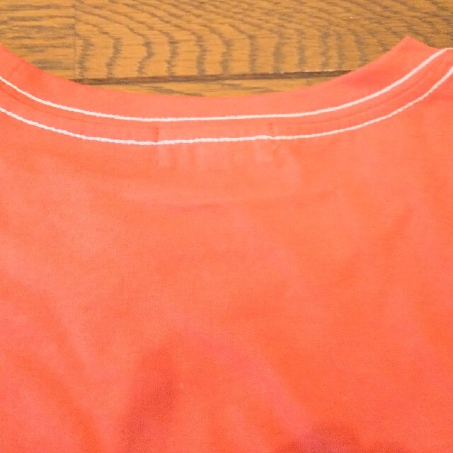 AIGLE(エーグル)のエーグル　速乾　ロングTシャツ　長袖　オレンジ　新品タグ付 レディースのトップス(Tシャツ(長袖/七分))の商品写真