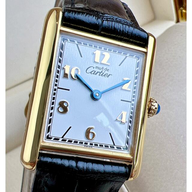 美品 カルティエ マスト タンク ゴールドアラビア LM Cartier | www