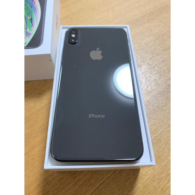 iPhone xs Max スペースグレー 256GB SIMフリー 極上美品 - 1