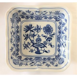 MEISSEN - ZWIEBELMUSTER カールスバード ブルーオニオン 18cm 角 ...