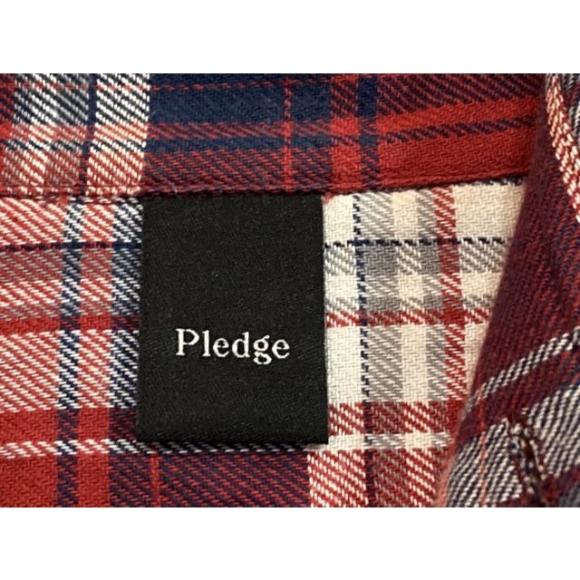 Pledge(プレッジ)の＊プレッジ Pledge チェック シャツ 長袖 ワークシャツ 日本製 46 メンズのトップス(シャツ)の商品写真