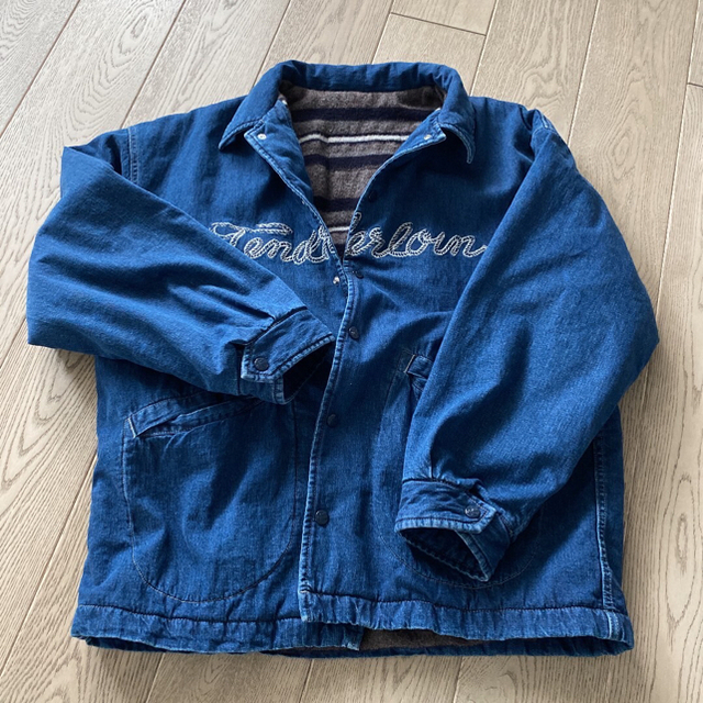 TENDERLOIN(テンダーロイン)のTENDERLOIN DENIM BLANKET COACH JKT  WASH メンズのジャケット/アウター(Gジャン/デニムジャケット)の商品写真