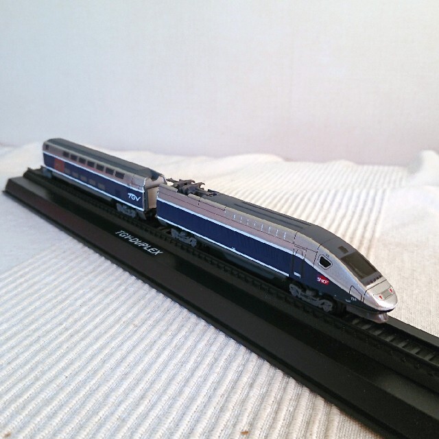 TGV DUPLEX フランス高速鉄道 模型 ダイキャスト Nスケール