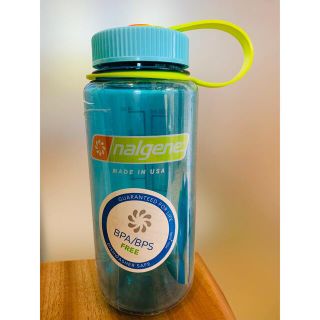 ナルゲン(Nalgene)のナルゲン　ワイドマウスボトル　500ml  セルリアンブルー　新品未使用(登山用品)