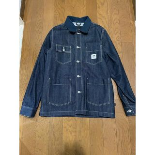 stussy ステューシー カバーオール 刺繍ロゴ コーデュロイ デニム生地-