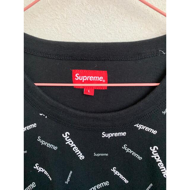 Supreme(シュプリーム)の Supreme Scatter Ringer Black Lサイズ メンズのトップス(Tシャツ/カットソー(半袖/袖なし))の商品写真
