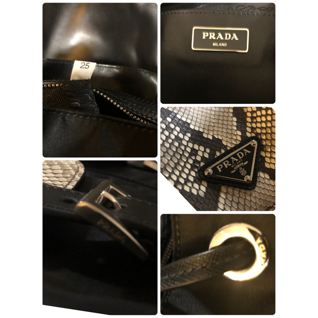 PRADA(プラダ)の専用★プラダ　リュック　パイソン  新品 レディースのバッグ(リュック/バックパック)の商品写真