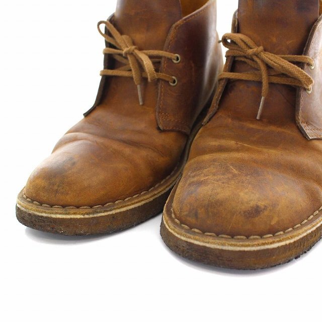 Clarks(クラークス)のクラークス clarks デザートブーツ レザー US9.5 27.5㎝ 茶 メンズの靴/シューズ(ブーツ)の商品写真