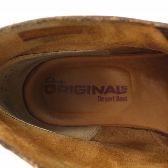 Clarks(クラークス)のクラークス clarks デザートブーツ レザー US9.5 27.5㎝ 茶 メンズの靴/シューズ(ブーツ)の商品写真