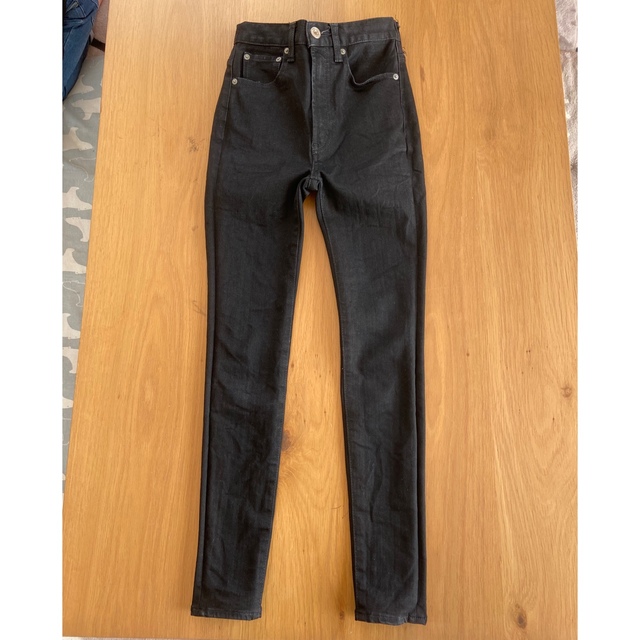 moussy(マウジー)のHW Rebirth BLACK SKINNY レディースのパンツ(デニム/ジーンズ)の商品写真