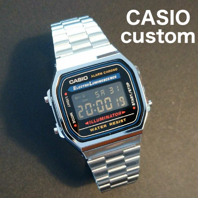 【新品/送料込】CASIO チープカシオ 液晶反転 カスタム カシオ腕時計