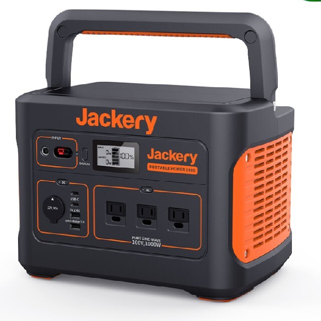 【美品】 jackery 1000 ポータブル電源 バッテリー/充電器
