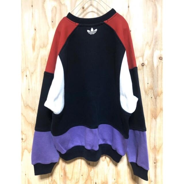 希少 80's adidas トレフォイル マルチカラー スウェット 常田大希