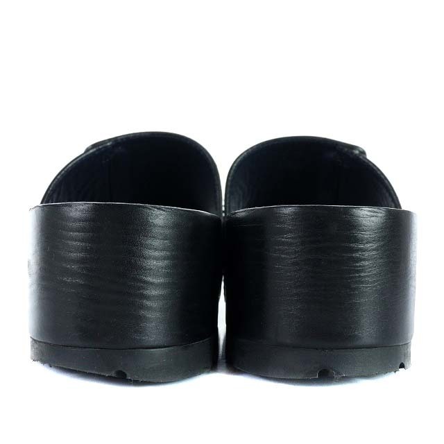 セリーヌ ボクシーサンダル ヘップサンダル レザー 厚底 37 24cm