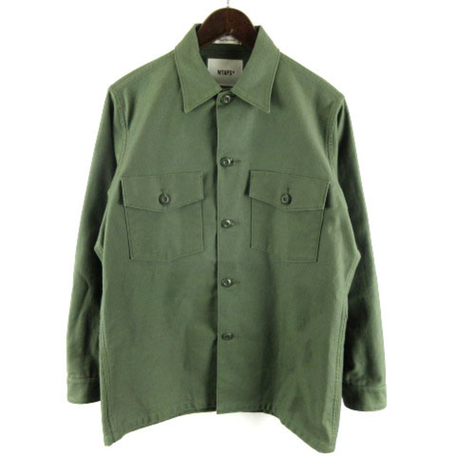 ダブルタップス WTAPS BUDS LS 02 SHIRT シャツ カーキ 2