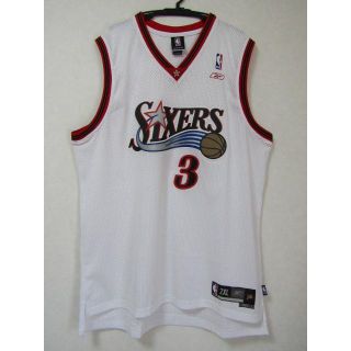 リーボック(Reebok)のNBA 76ers IVERSON ＃3 アレン・アイバーソン ユニフォーム(バスケットボール)