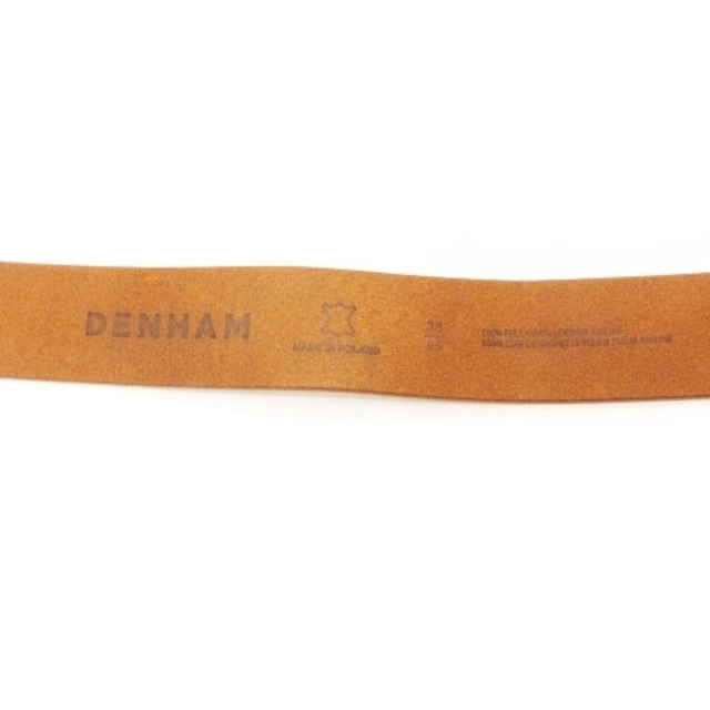 DENHAM(デンハム)のデンハム DENHAM レザーベルト ピンバックル ポーランド製 ブラウン メンズのファッション小物(ベルト)の商品写真