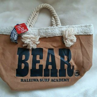 ハレイワ(HALEIWA)のHALEIWA　ハレイワ　BEAR　リバーシブル　トートバッグ　ブラウン(トートバッグ)