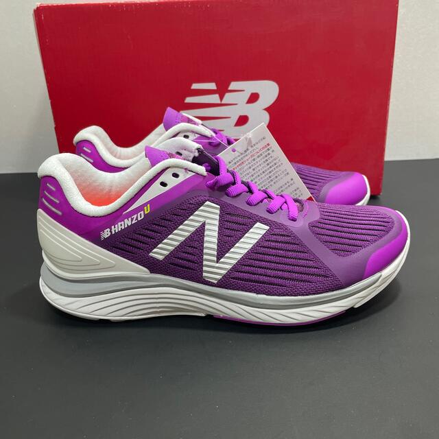 New Balance(ニューバランス)の新品 ニューバランス ハンゾー パープル HANZO U 23cm レディースの靴/シューズ(スニーカー)の商品写真