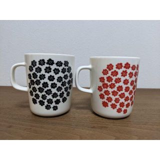 マリメッコ(marimekko)のマリメッコ　marimekko　プケッティ　マグカップ　新品　2点(食器)