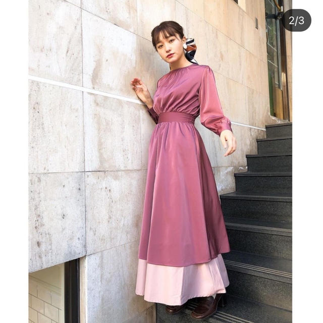 F i.n.t(フィント)のlebecca boutique 奴に見せたいワンピース レディースのワンピース(ロングワンピース/マキシワンピース)の商品写真