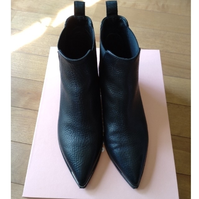 ACNE(アクネ)の専用  acne jensen grain boots 38 Black レディースの靴/シューズ(ブーツ)の商品写真