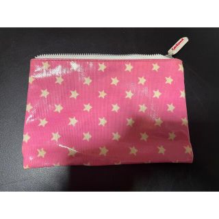 キャスキッドソン(Cath Kidston)の使用感有り　キャスキッドソン　ポーチ　星柄　スター　ピンク(ポーチ)