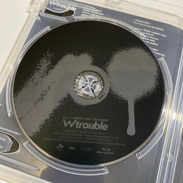 ジャニーズWEST　Wtrouble Blu-ray 通常盤