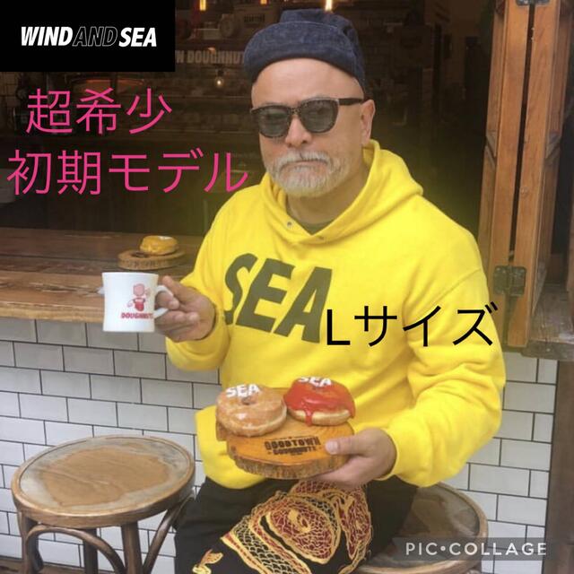 超希少！初期モデル！タグ付き！熊谷隆志着！wind and sea パーカー