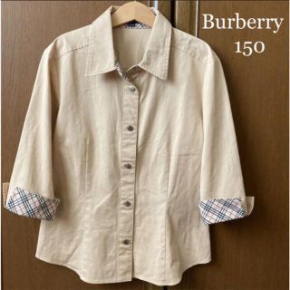 バーバリー(BURBERRY)のバーバリー　七分袖　シャツ　ブラウス　ジャケット　袖　チェック　セリーヌ　グッチ(Tシャツ/カットソー)