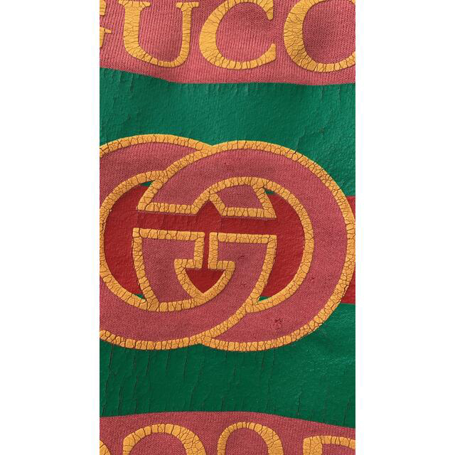 Gucci(グッチ)のGUCCIロゴスウェット　古着 レディースのトップス(トレーナー/スウェット)の商品写真