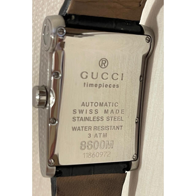 Gucci(グッチ)のGUCCIの8600M自動巻き　kiito様用 メンズの時計(腕時計(アナログ))の商品写真