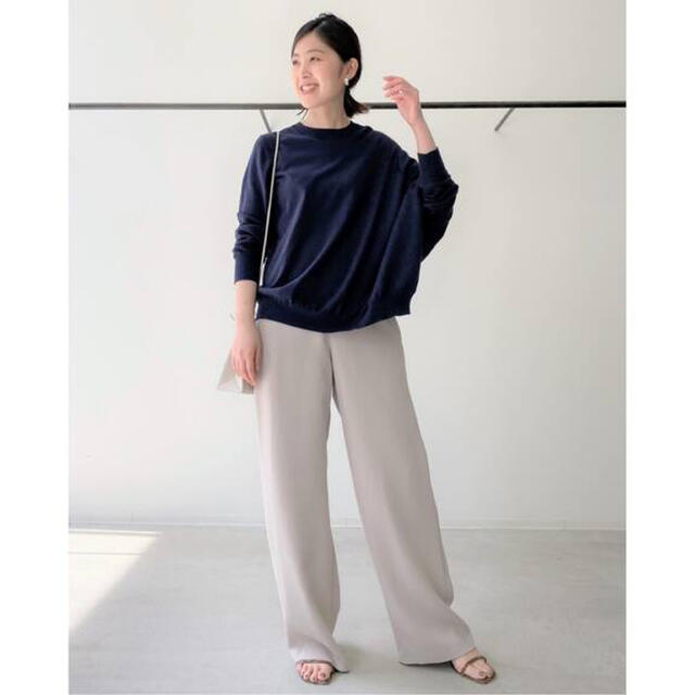 L'Appartement DEUXIEME CLASSE(アパルトモンドゥーズィエムクラス)のL'Appartement Wide Pants ベージュ　34 アパルトモン　 レディースのパンツ(カジュアルパンツ)の商品写真