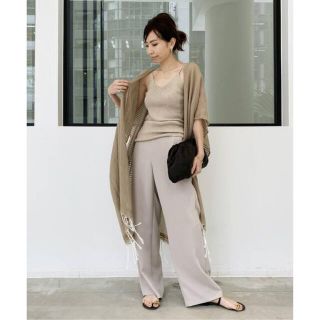 アパルトモンドゥーズィエムクラス(L'Appartement DEUXIEME CLASSE)のL'Appartement Wide Pants ベージュ　34 アパルトモン　(カジュアルパンツ)