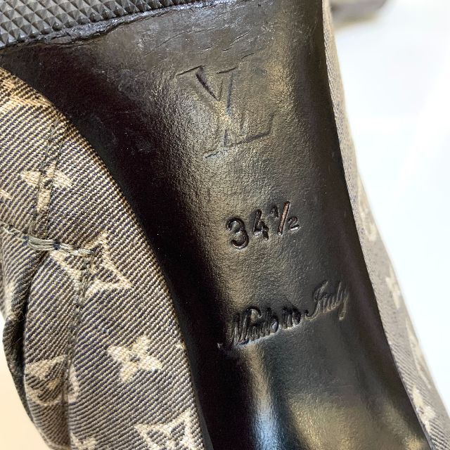 3109 ヴィトン キャンバス モノグラム ショートブーツ グレー系
