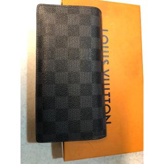 ルイヴィトン(LOUIS VUITTON)のルイヴィトン　ポルトフォイユ　ブラザ　グラフィット　長財布　美品(長財布)