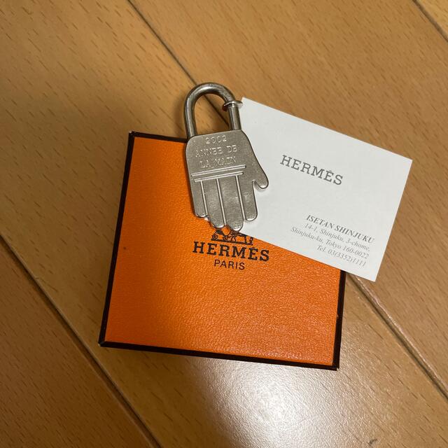 エルメス HERMES カデナ ネックレス チャーム 手 ハンド 2002