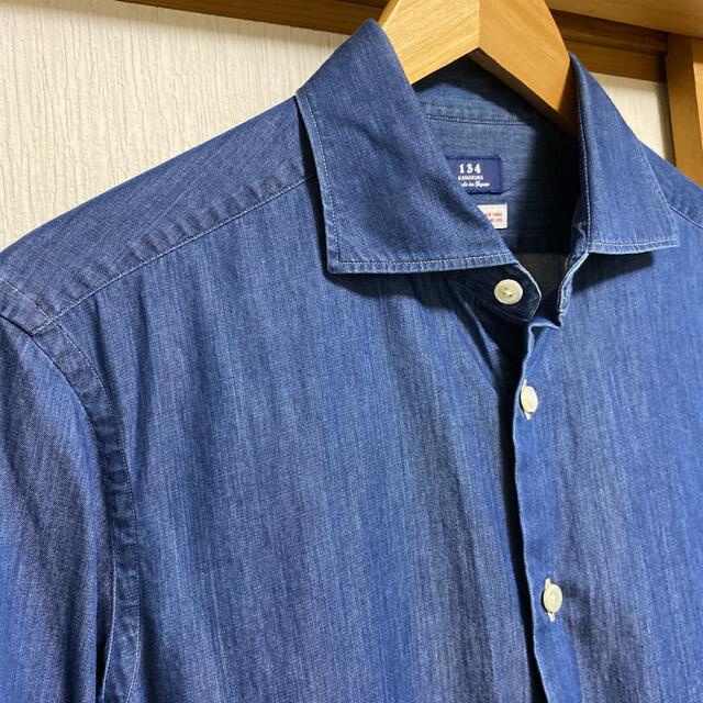 【極美品】Maker's Shirt鎌倉　カイハラデニム 5