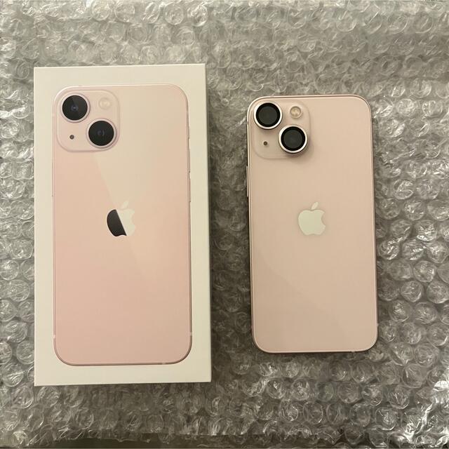 iPhone13mini 128g ピンク SIMフリー フィルム付き 残債なし | フリマアプリ ラクマ