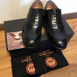 cheaney ローファー　cannon 黒　7 26.0cm相当