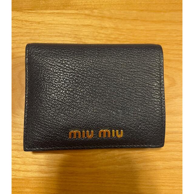 miumiu(ミュウミュウ)のmiumiu 二つ折り財布　マドラス　 レディースのファッション小物(財布)の商品写真