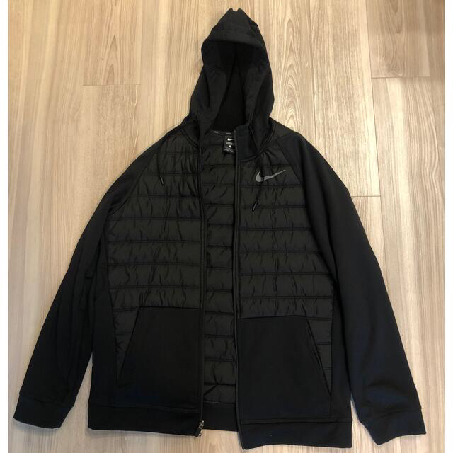 NIKE(ナイキ)の【(*^^*)⭐︎様専用】NIKE ナイロン×ウール ブラックパーカー メンズのトップス(パーカー)の商品写真