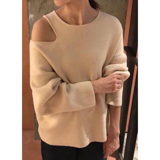 ビューティアンドユースユナイテッドアローズ(BEAUTY&YOUTH UNITED ARROWS)の6ROKUCOTTON SHOULDER SLIT KNIT PULLOVER(カットソー(長袖/七分))