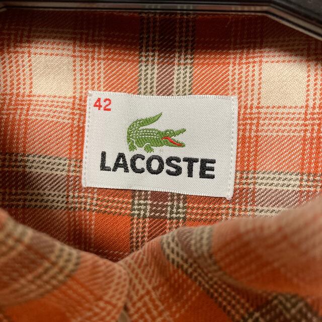 LACOSTE(ラコステ)のラコステ　チェックシャツ レディースのトップス(シャツ/ブラウス(長袖/七分))の商品写真