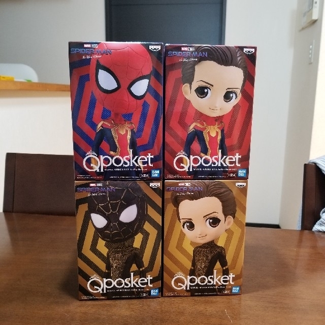 MARVEL Qposket フィギュア セット スパイダーマン